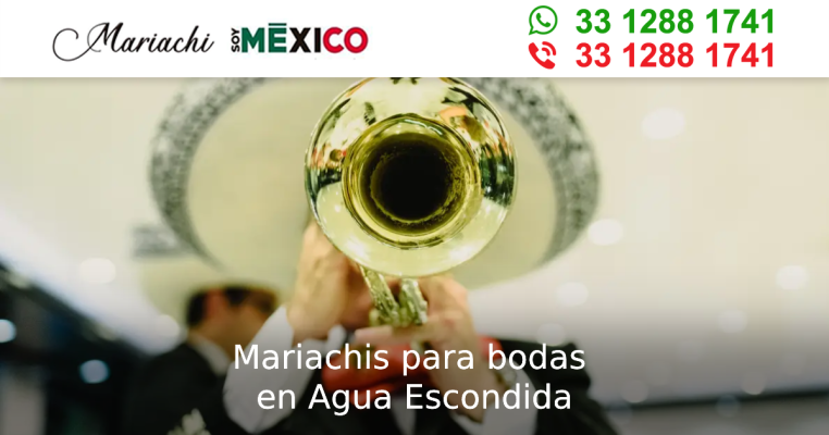 Mariachis para bodas en Agua Escondida Zapotlanejo