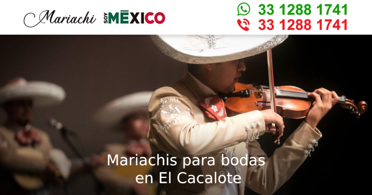 Mariachis para bodas en El Cacalote Zapotlanejo