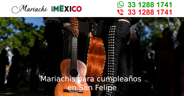 Mariachis para cumpleaños en San Felipe Guadalajara