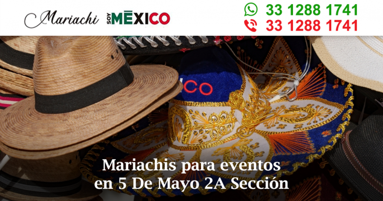 Mariachis para eventos en 5 De Mayo 2A Sección Guadalajara