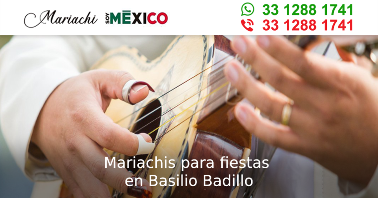 Mariachis para fiestas en Basilio Badillo Tonala