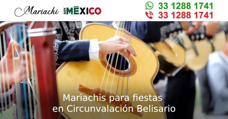 Mariachis para fiestas en Circunvalación Belisario Guadalajara