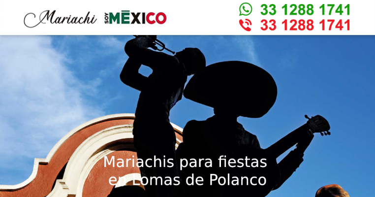 Mariachis para fiestas en Lomas de Polanco Guadalajara